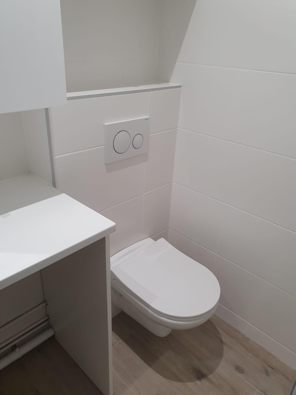 Installation sanitaire, WC suspendu — Argenteuil